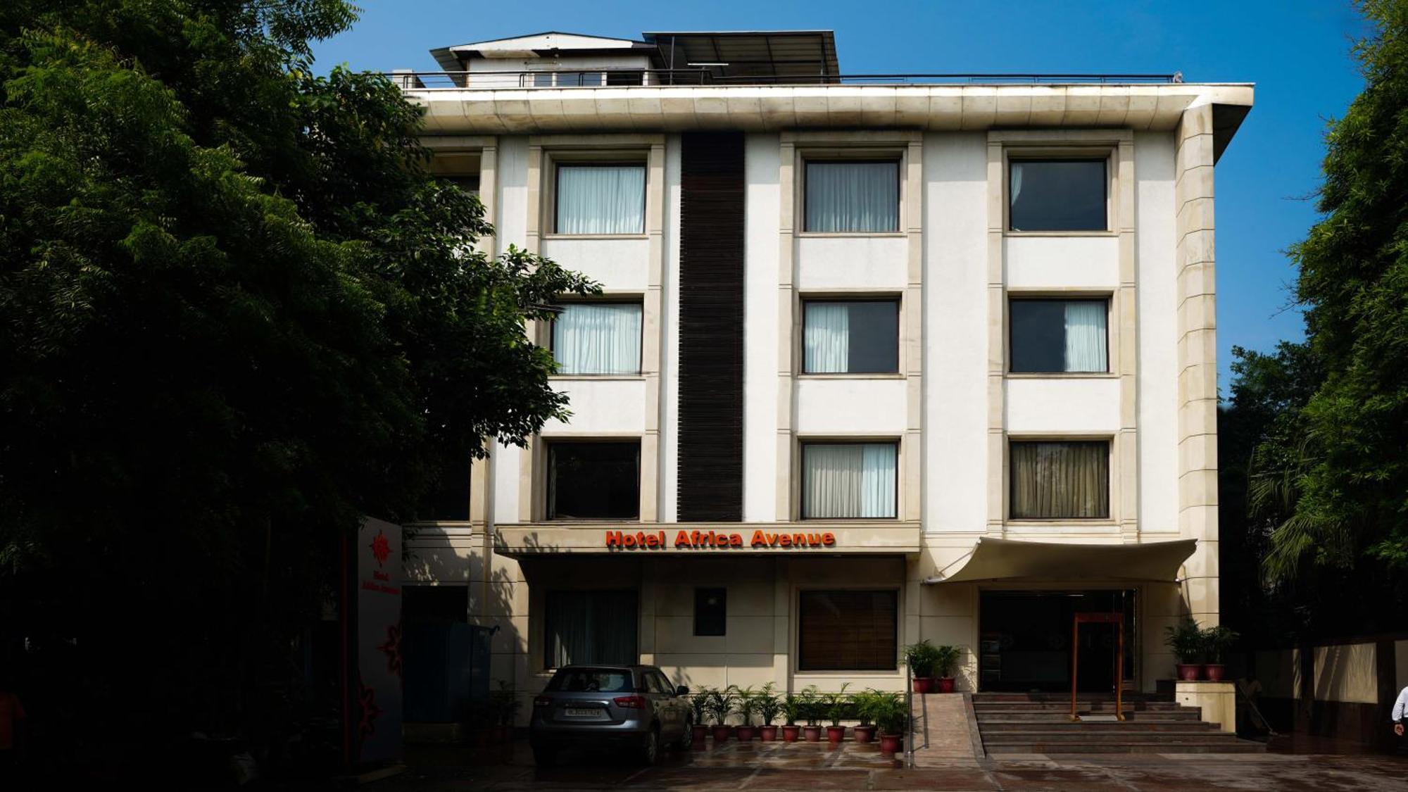 Hotel Africa Avenue - Greater Kailash 1 Yeni Delhi Dış mekan fotoğraf